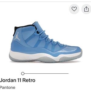 Jordan 11 Retro Blue and White Sneakers
